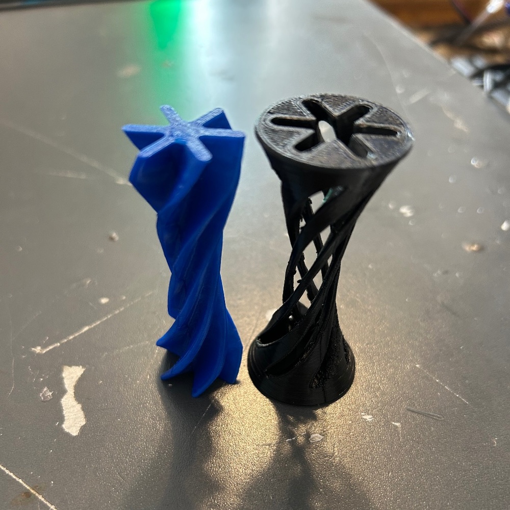 Hourglass spiral fidget toys